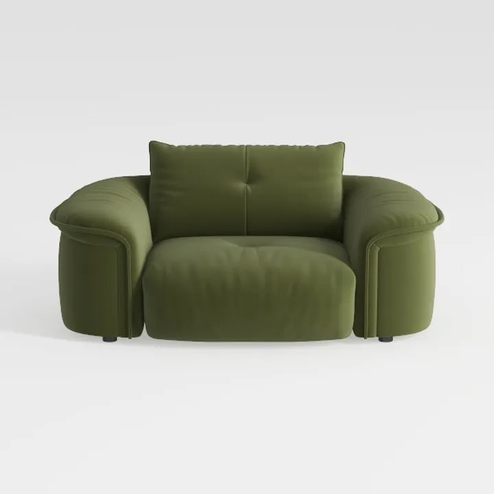 Oversized Sofa Chair Set of 2, Modern Lazy Floor