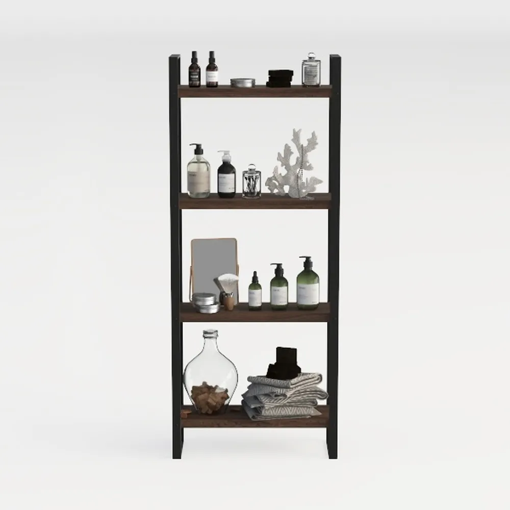 VASAGLE 5-Tier Bookshelf, Book Shelf, Industrial