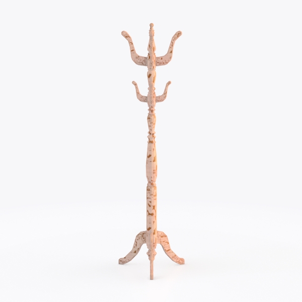 GOFLAME 73&quot; Coat Rack Freestanding, Wooden Coat