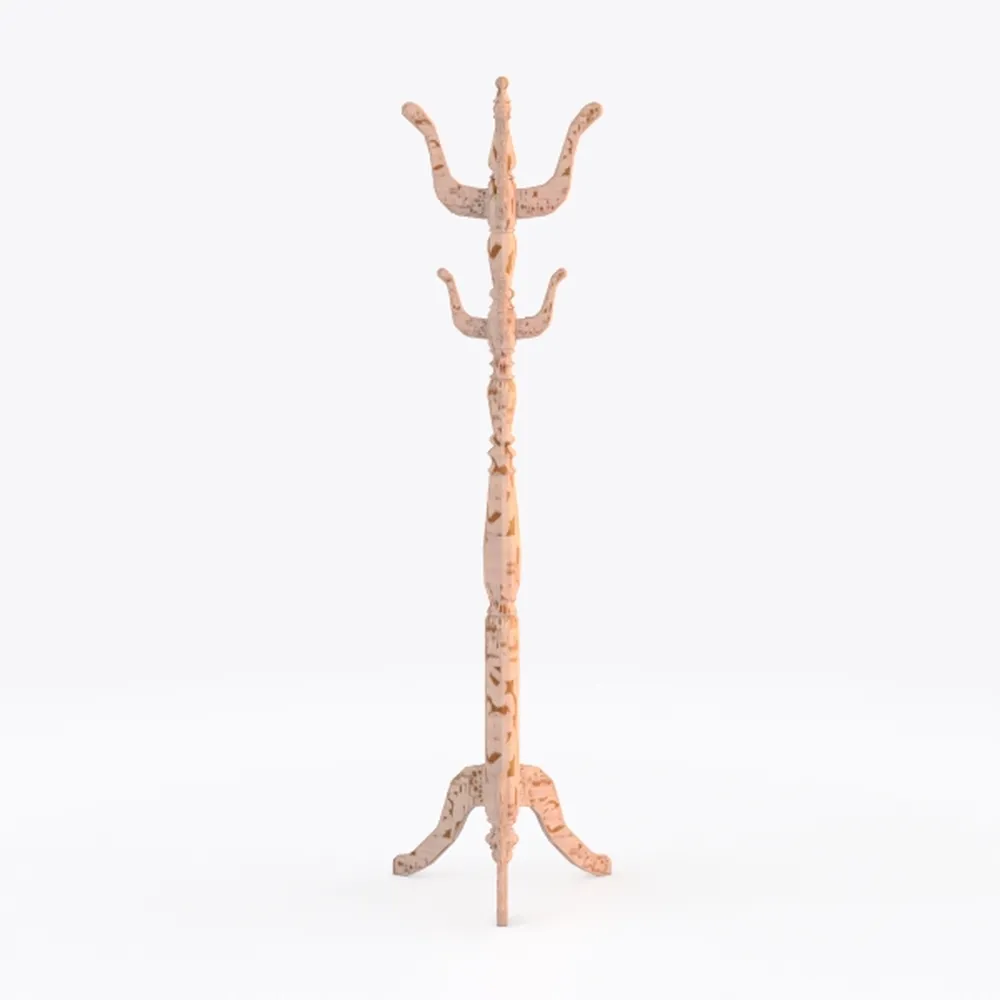 GOFLAME 73" Coat Rack Freestanding, Wooden Coat