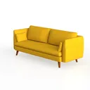 SOFA Container Furniture Direct 72" Velvet Convert Left 45 Degree View