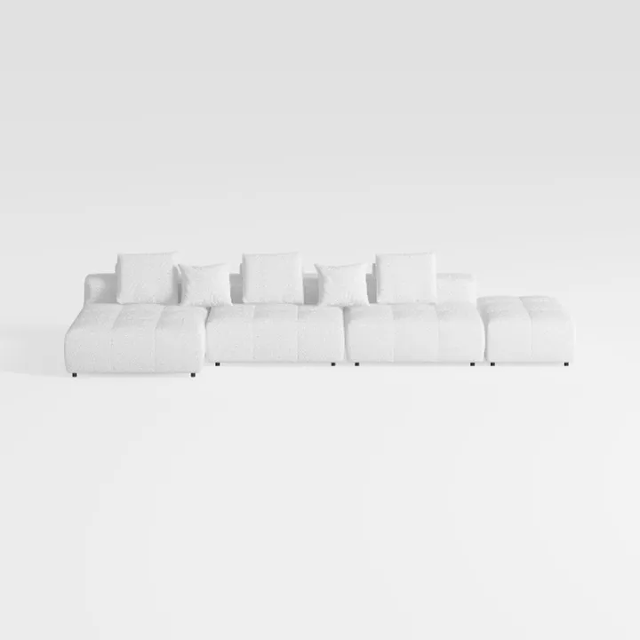 Large Size Modular Cloud Sofa 8 Seater Down Sofa
