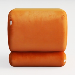 Chameleon 34.6 in. Square Arm 1-piece Modern Velve