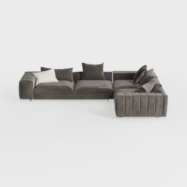 112 inch Sectional Sofa, 7 Seater Oversized Sofa w