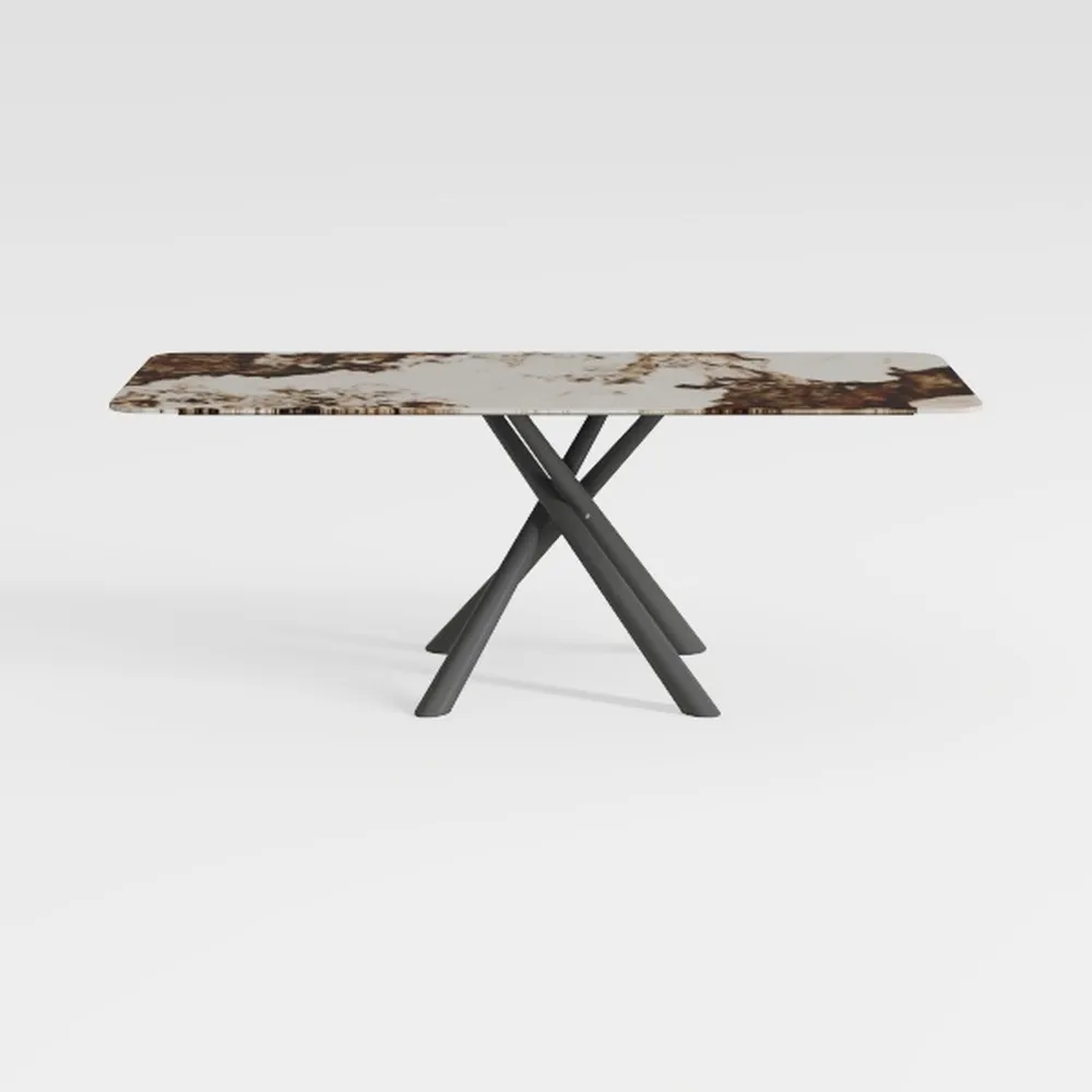 55''-70.9'' Extendable Dining Room Table for 4 5 6