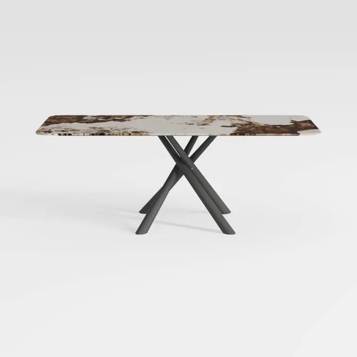 55''-70.9'' Extendable Dining Room Table for 4 5 6