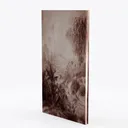 Xzhipeng Traditional Asian Wall Scroll Printed Left 45 Degree View
