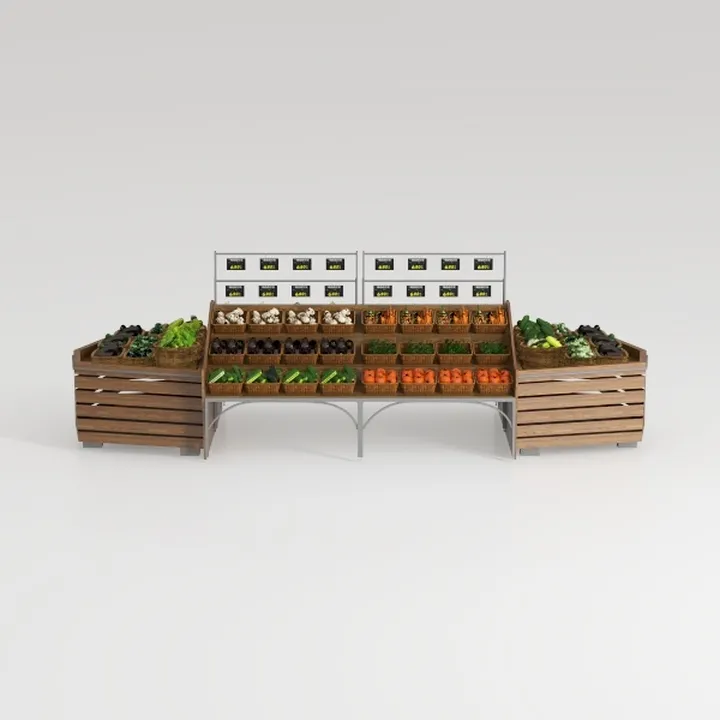 vegetable stand-Supermarket