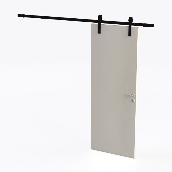 Sliding Barn Door Hardware Kit 6.6 FT Heavy Duty