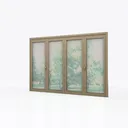 Slid/Fold Door Left 45 Degree View