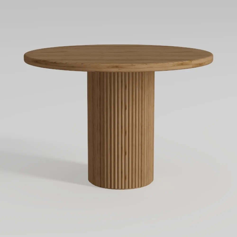 59 inch Adjustable Size Round Dining Table for 4