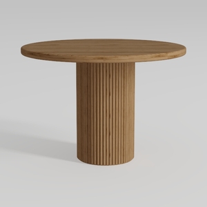 59 inch Adjustable Size Round Dining Table for 4