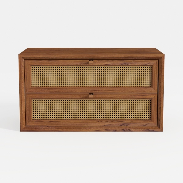 GUERNSEY Home Nightstand Bedside Table Solid Wood