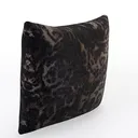 Vintage Leopard Print Fabric Decorative Throw Pillow 3D Model Left 45 Degree View