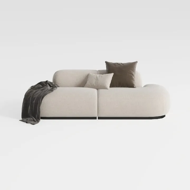 Tov Furniture Carraway Upcycled Chenille Loveseat 
