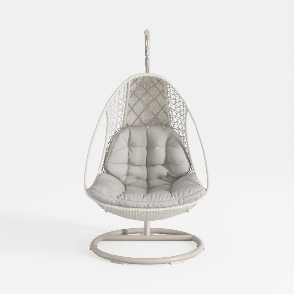 YITAHOME Outdoor Rocking Egg Chair with Cushioned 