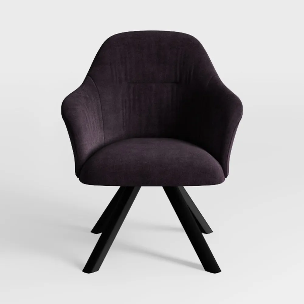 Modern Living Room Accent Chair, Soft Teddy Ergono