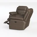 Power Lift Recliner Chair for Elderly Breathable  Left 45 Degree View
