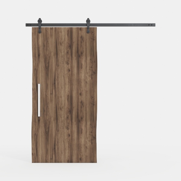 JUBEST 14FT Box Rail Exterior Barn Door Hardware