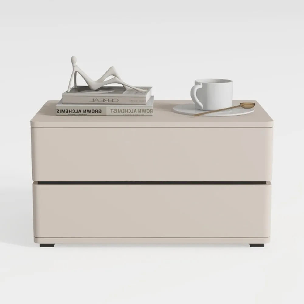 A Simple Family Bedroom with A Small Bedside