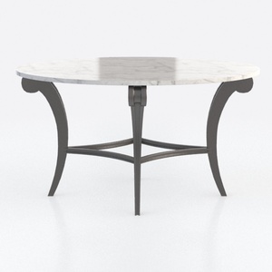 VICLLAX 53" Outdoor Round Patio Table for Lawn