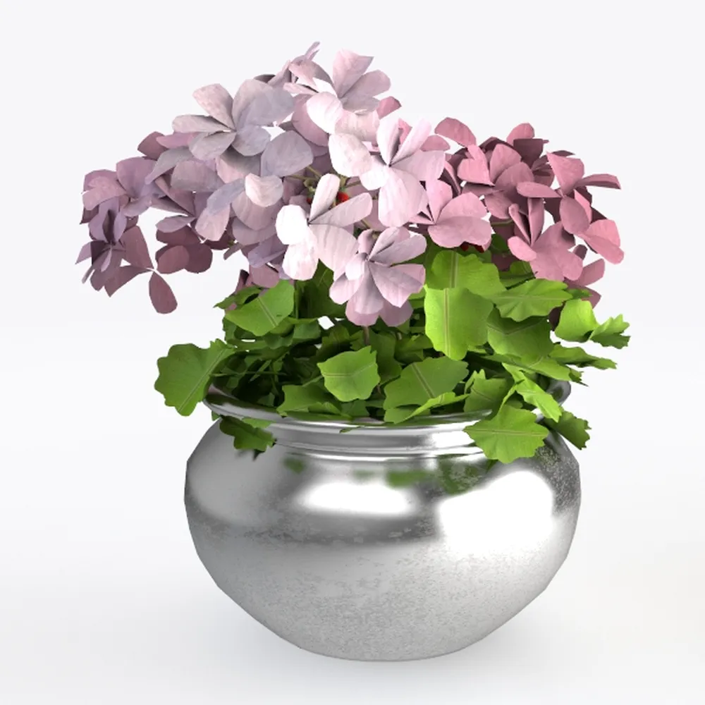 Hollyone Hydrangea Artificial Flowers in Vase