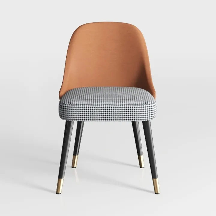 2PCS Dining Chair, Thick Tech Cloth Backrest Chair