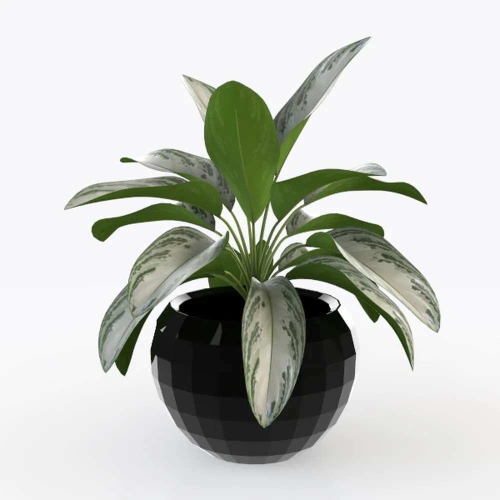 6 Pcs Magnolia Artificial Leaves Branches 3D