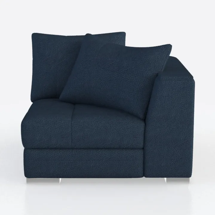 Oversized Sofa Chair with Ottoman, 41.4” Modern