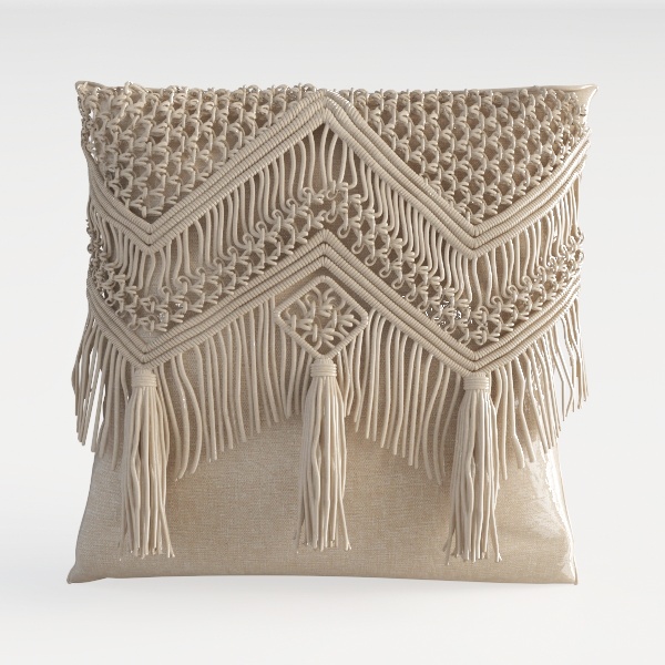 Boho Chenille Tufted Couch Throw Pillow Covers