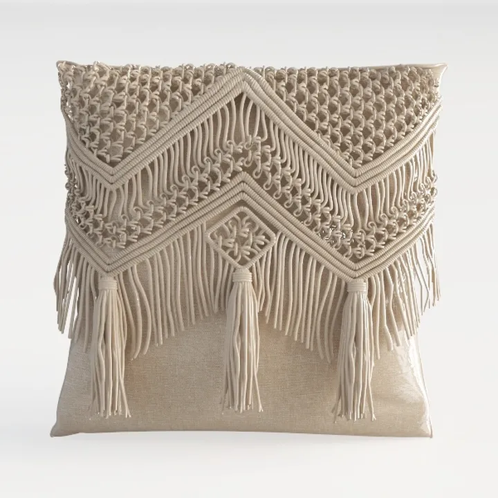 Boho Chenille Tufted Couch Throw Pillow Covers