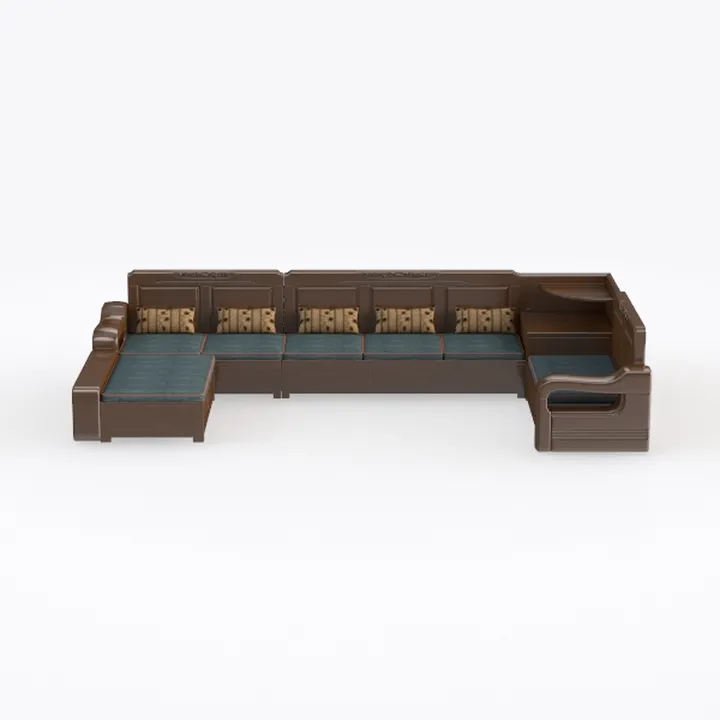 Cavadore Mistrel corner - Molle d'onda, 273 x 77 x 173 cm, colore: Talpa