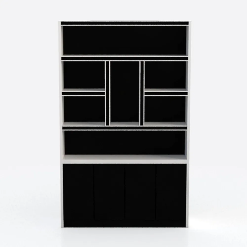 Casaottima 4-Tier Open Bookshelf and Bookcase,