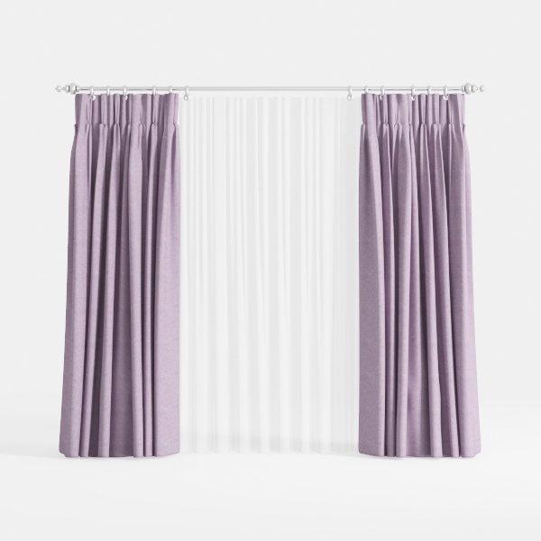 Central Park Cotton Linen Full Blackout Curtain 