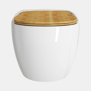 SpaceAid Laundry Hamper with Wheels and Lid, 26