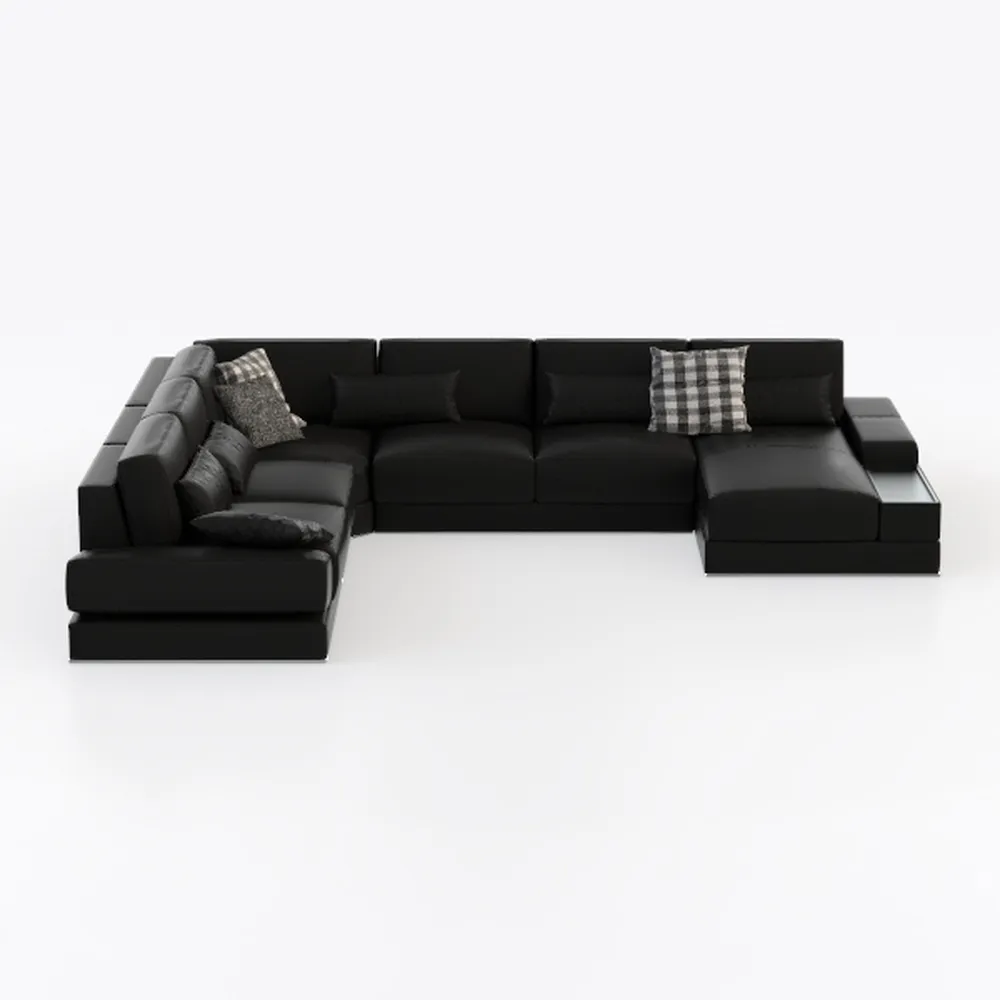 IDEALHOUSE Sectional Sofa with Storage Seat, 9