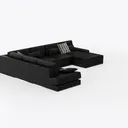 IDEALHOUSE Sectional Sofa with Storage Seat, 9 Right 45 Degree View