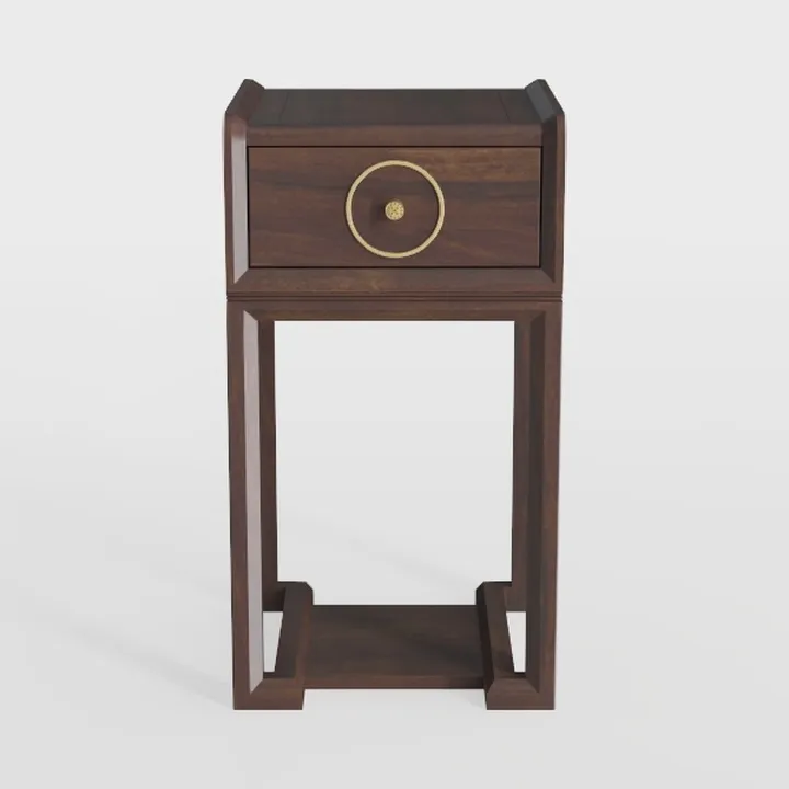 Yoobure Nightstand with Charging Station, Side