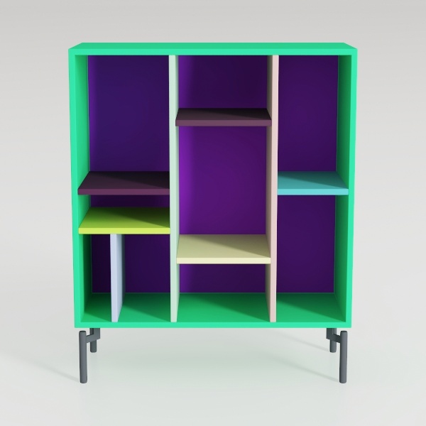 LEYAOYAO Bookshelf,3 Tier Book Shelf with Legs