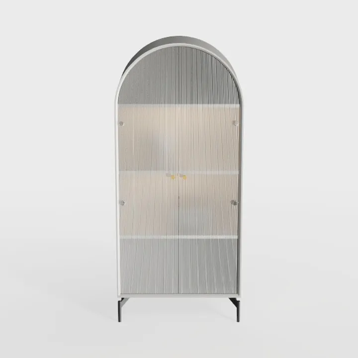 Merax 71" Tall Arched Farmhouse Pantry Cabinet