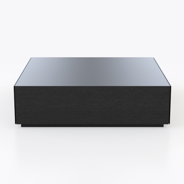 COSVALVE 43.3IN LED Black Coffee Tables for Living