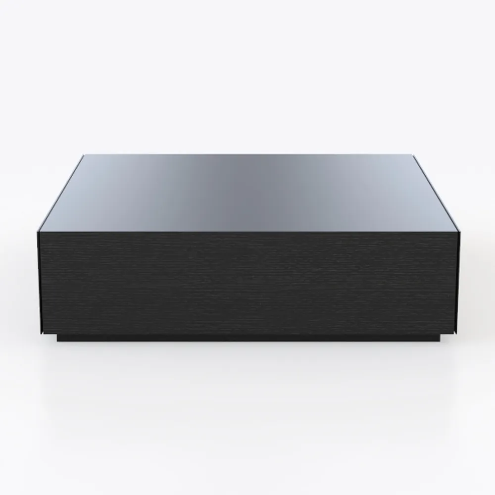 COSVALVE 43.3IN LED Black Coffee Tables for Living