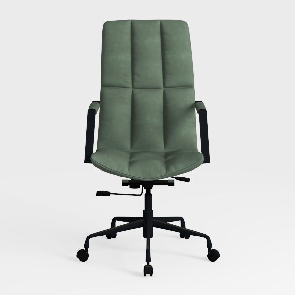 Reclining Office Chair with Footrest, Executive PU