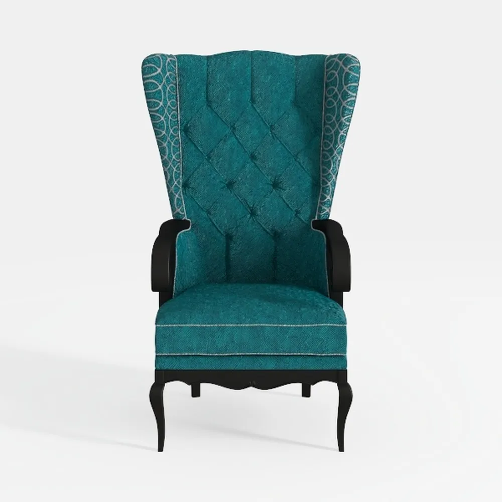 Velvet Upholstered Dining Chairs Set of 4 Tufted