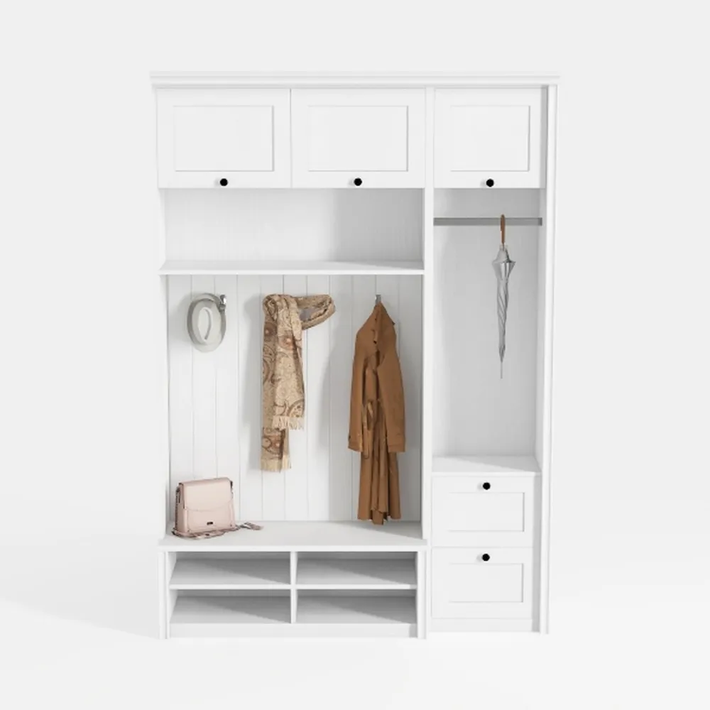 Shoe Cabinet with Bench, Deodorizing Shoe Storage