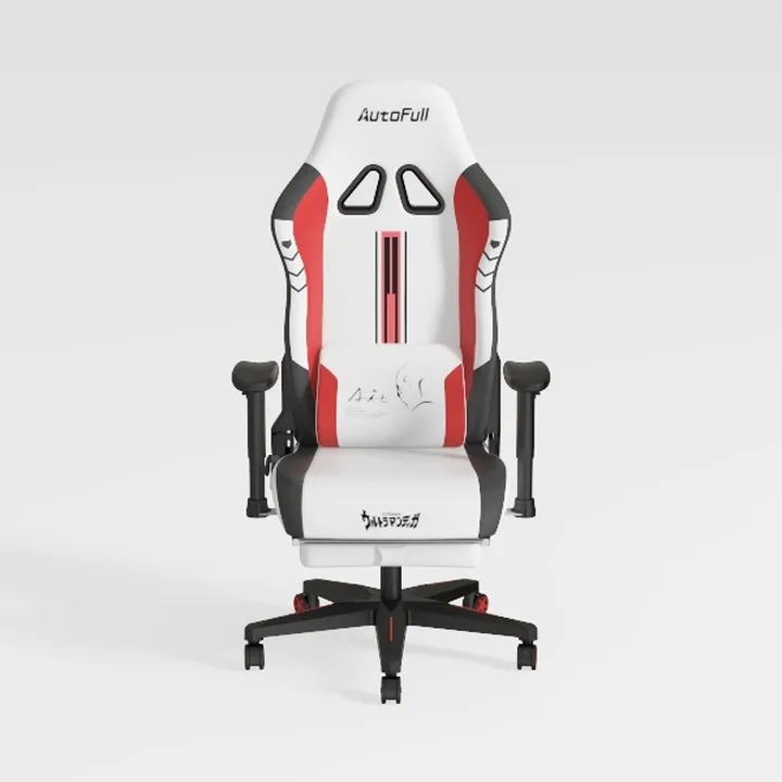 Modern Sporty Leather Gaming Chair 3D Model
