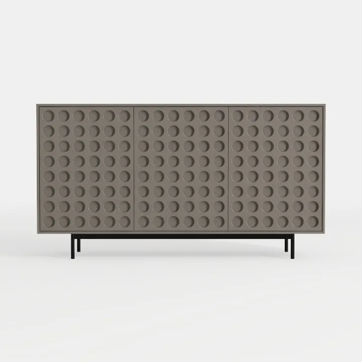 60.7" Sideboard with 4 Doors, Large Buffet Storage