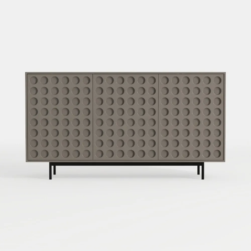 60.7" Sideboard with 4 Doors, Large Buffet Storage