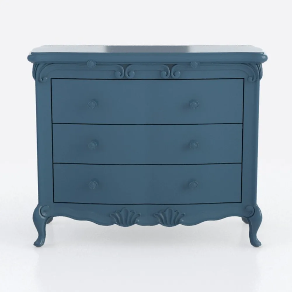 Modway Emmeline Scalloped 2-Drawer Nightstand in
