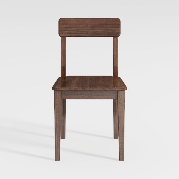 African Artifacts Set of 2 Side Chairs 25&quot; W x 20&quot;